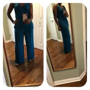 BCBG Turquoise jumpsuit